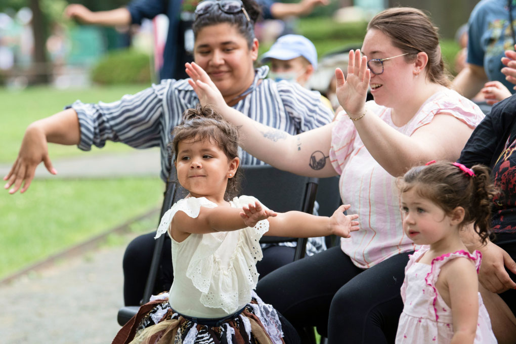 Visitors Dancing at an Event